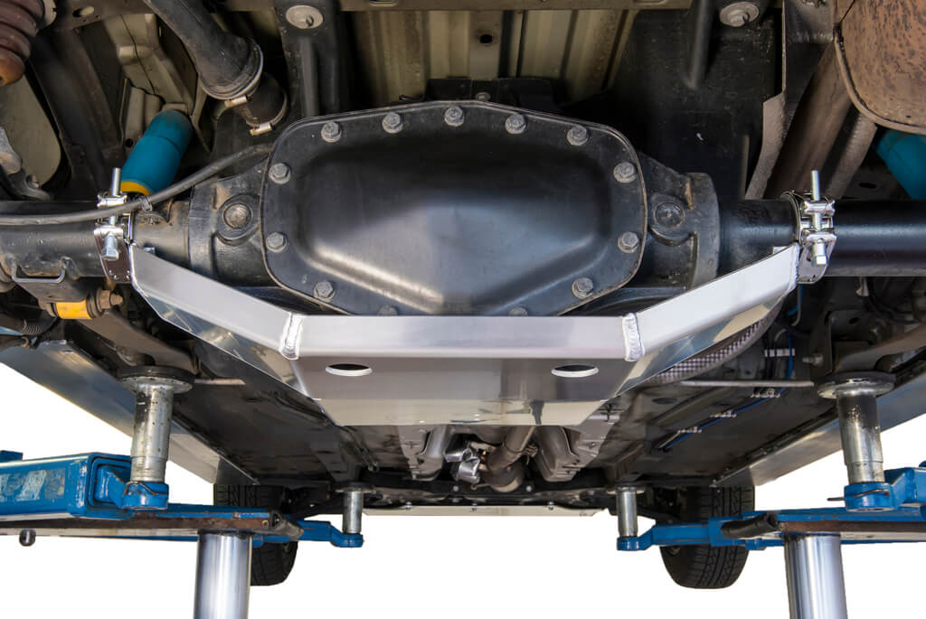 Seikel Protection Plate Four-Wheel Coupling Rear Differential VW Caddy IV 4MOTION installed