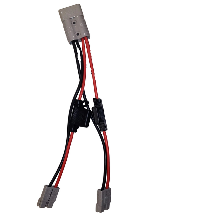 175A Anderson to 2x 50A Anderson Fused Splitter Cable