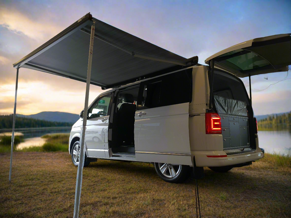 Fiamma F45s 2.6m wind-out Cassette Awning for SWB Multivan, Transporter, Caravelle & Caddy