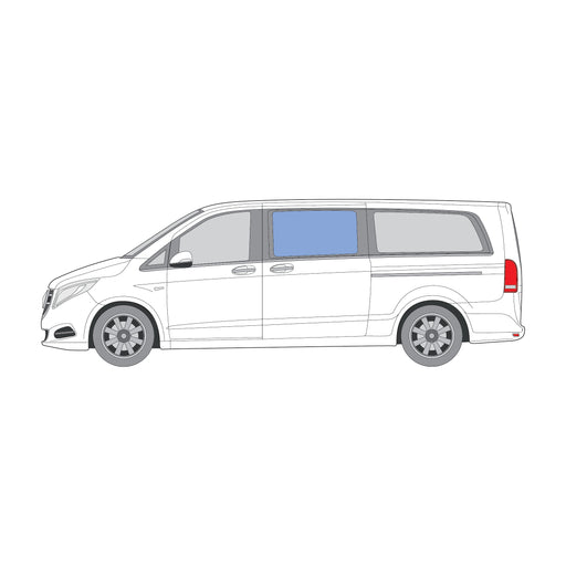 Mercedes-Benz Vito FRONT Left-Hand Fixed Window - Image 2