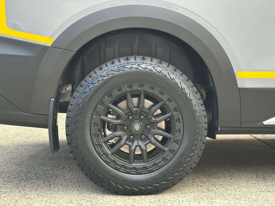 Scrambler 17x8.5 6x120 - Satin Black Finish Alloy Wheels