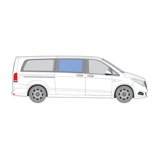 Mercedes-Benz Vito FRONT Right-Hand Sliding Window - Image 2