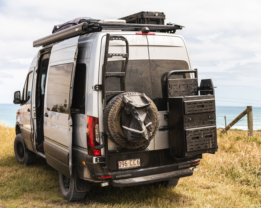 Adventure Ladder + Wheel Carrier - Mercedes Sprinter -  906 - NCV3 (2006-2018)