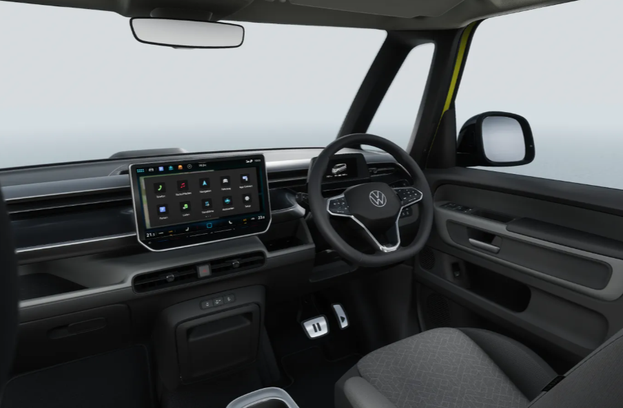 2025 VOLKSWAGEN ID BUZZ PRO LWB CANDY WHITE/POMELO YELLOW