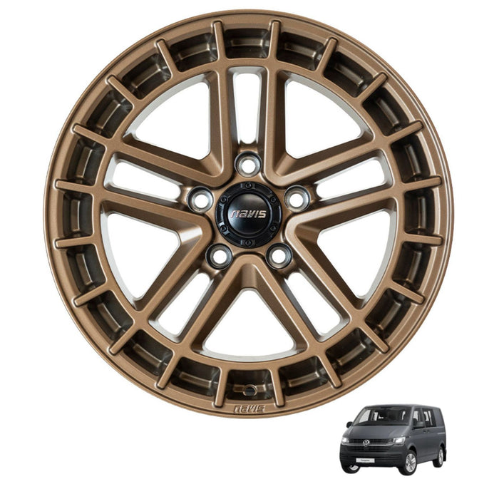 Navis MAC-AT – 17″ Bronze Finish 8.5J 5×120 Alloy Wheels – Load Rated