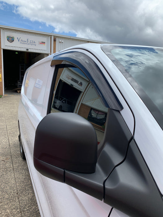 Tinted Weathershields (2-Piece Set) for VW T7 Transporter / Ford Transit Custom V710 / Ford Tourneo 2023+