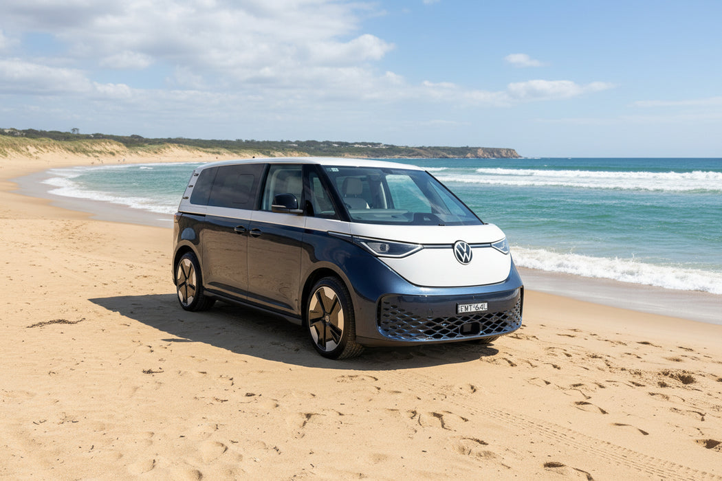 2025 VOLKSWAGEN ID BUZZ PRO LWB CANDY WHITE/STARLIGHT BLUE METALLIC [EX-DEMO]