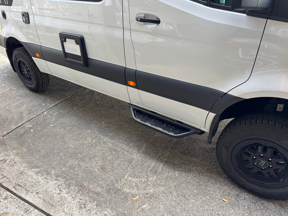 Side Step - Driver Short, Passenger Midline (MWB & LWB) Mercedes Sprinter 2006+