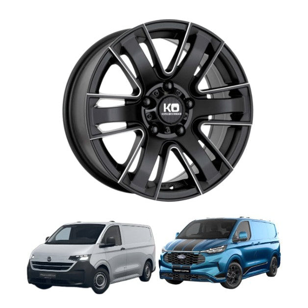 ROK - Alloy Wheel for VW T7 Transporter / VW T7 Caravelle / Ford Transit Custom V710 / Ford Tourneo 2023+ 16x7 - 35P - 1250KG
