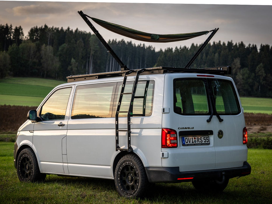 SpaceRack Full Length Roof Rack System for VW T5-T6-T6.1 for SWB - Fixed Point KIT