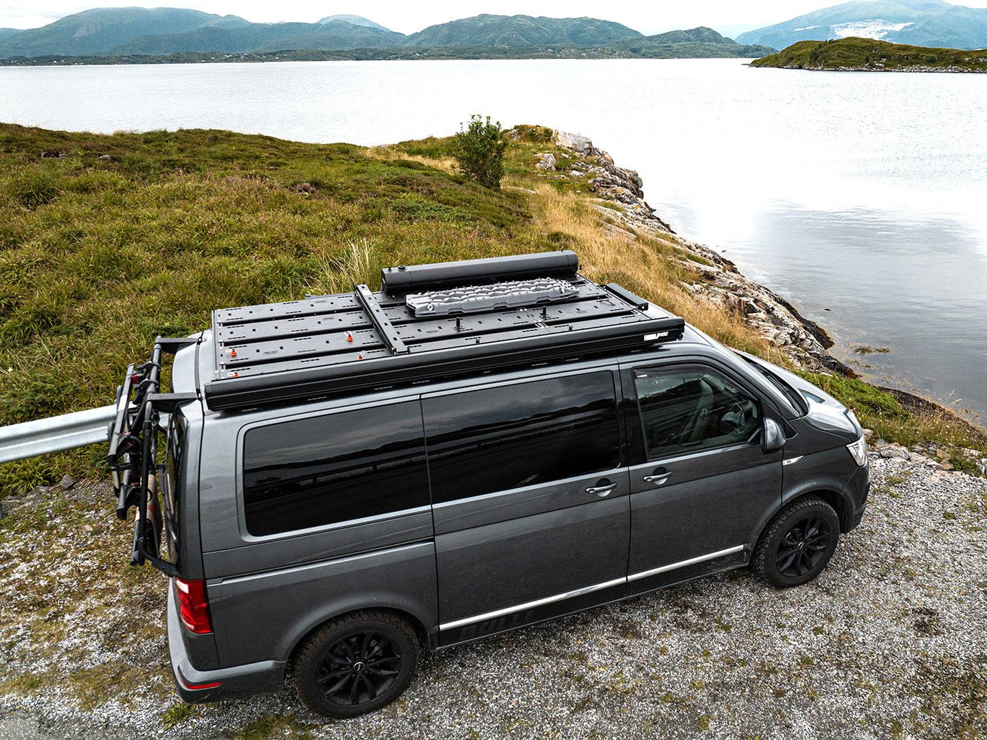 Kombi Rear Rack SpaceRack Full Length Roof Rack System for VW T5-T6-T6.1 for SWB - Fix ...