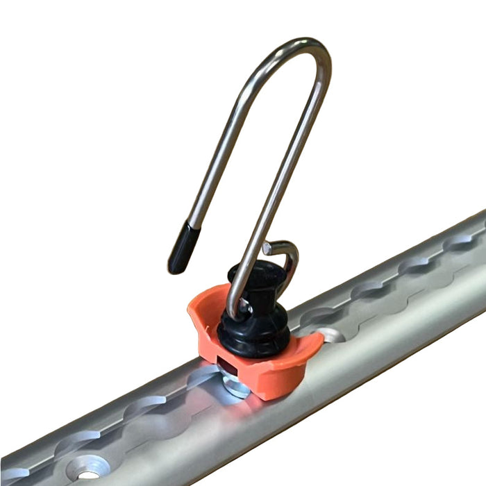 Single Stud Fitting with S Hook For Airline Track / Anchor Track