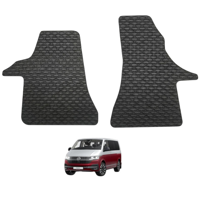 KombiLife All-Weather Rubber Floor Mats For VW T6.1 Multivan/California – Fronts Only