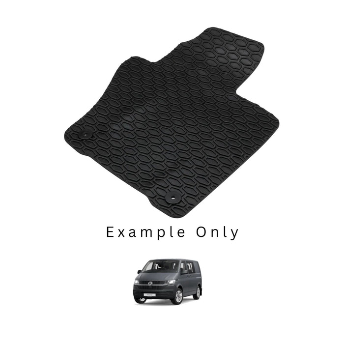KombiLife All-Weather Rubber Floor Mats For VW T6.1 Transporter – Full Set