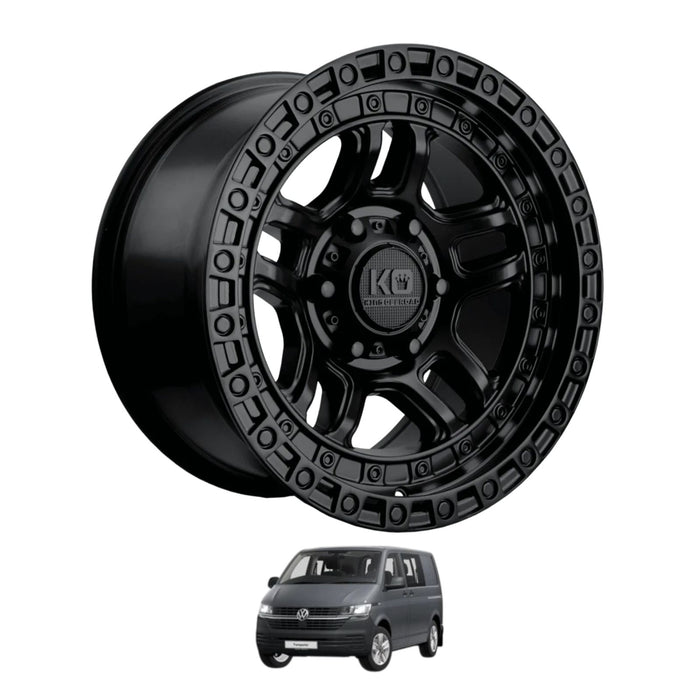 BARRETT - Alloy Wheel for VW T6.1 / T6 / T5 - Satin Black - 17x9 - 5/12030P - 1600KG