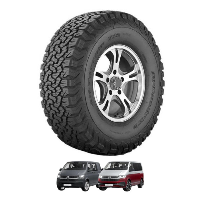 BF Goodrich All Terrain T/A KO2 225/65R17" 107/103S All Terrain Tyre 225 65 17 4x4 Off Road VW Vans - Multivan / Transporter / California
