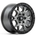 Black Rock Bolt 17x8.5 5x120 Gunmetal Grey with Black Ring alloy wheel