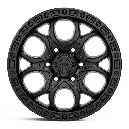 Black Rock Bolt 17x8.5 5x120 Satin Black alloy wheel