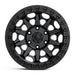 Black Rock Cage 17x8 5x120 Satin Black alloy wheel