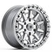 Black Rock Cage 17x8 5x120 Silver Machined alloy wheel
