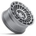Black Rock FFT01 17x8.5 5x120 Brushed Silver alloy wheel
