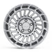 Black Rock FFT01 17x8.5 5x120 Brushed Silver alloy wheel