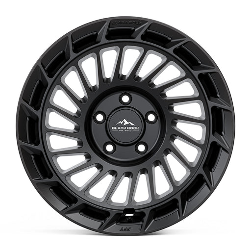 Black Rock FFT01 17x8.5 5x120 Satin Black alloy wheel