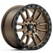 Black Rock Rambler 17x8.5 5x120 Dark Bronze with Black Ring alloy wheel