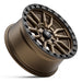 Black Rock Rambler 17x8.5 5x120 Dark Bronze with Black Ring alloy wheel