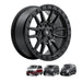 Black Rock Rambler 17x8.5 5x120 Satin Black alloy wheel