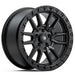 Black Rock Rambler 17x8.5 5x120 Satin Black alloy wheel