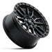 Black Rock Rambler 17x8.5 5x120 Satin Black alloy wheel