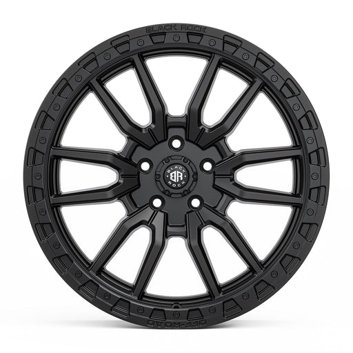 Black Rock Rambler 17x8.5 5x120 Satin Black alloy wheel