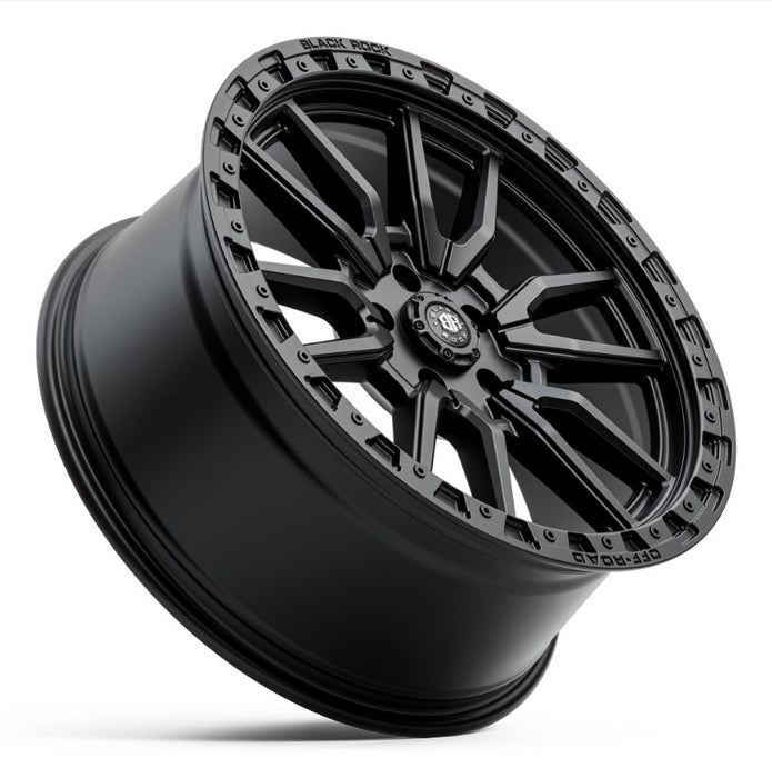 Black Rock Rambler 17x8.5 6x120 - Satin Black Finish Alloy Wheels