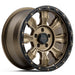 Black Rock Venture 17x8.5 5x120 Dark Bronze with Black Ring alloy wheel
