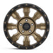 Black Rock Venture 17x8.5 5x120 Dark Bronze with Black Ring alloy wheel