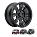 Black Rock Venture 17x8.5 5x120 Satin Black alloy wheel