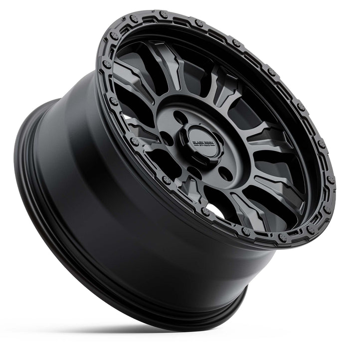 Black Rock Venture 17x8.5 5x120 Satin Black alloy wheel