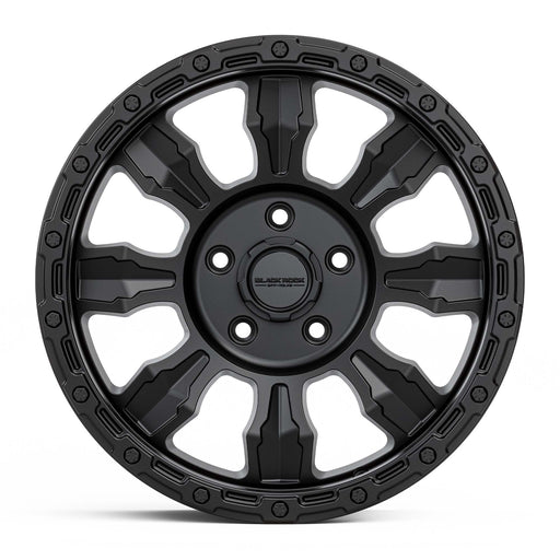 Black Rock Venture 17x8.5 5x120 Satin Black alloy wheel