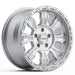 Black Rock Venture 17x8.5 5x120 Silver Machined alloy wheel