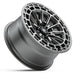 Black Rock Vortex 17x8.5 5x120 Satin Gunmetal Grey alloy wheel