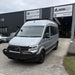 Black ripple bullbar on VW Crafter, left front angle