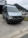 Black ripple bullbar on VW Crafter, right front angle
