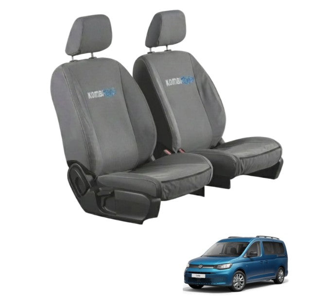 KombiLife Canvas Seat Covers For VW Caddy 5 Cargo (2021+) – Front Pair