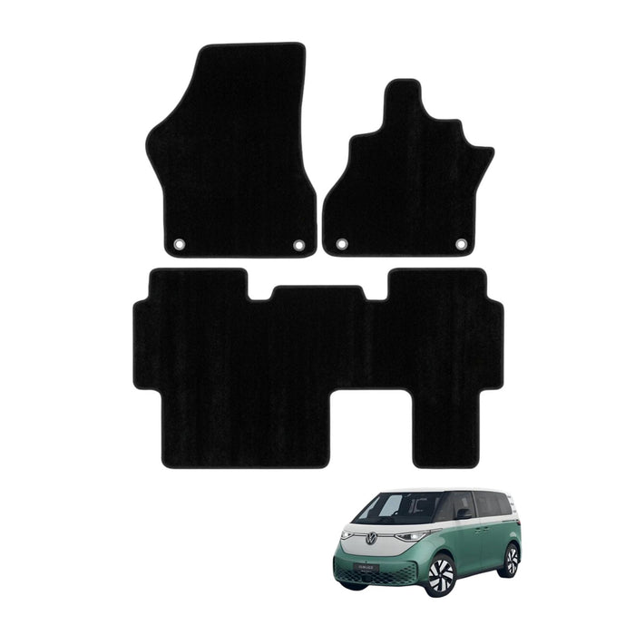 KombiLife Eco Carpet Floor Mats For ID Buzz SWB (5 Seater) – Full Set