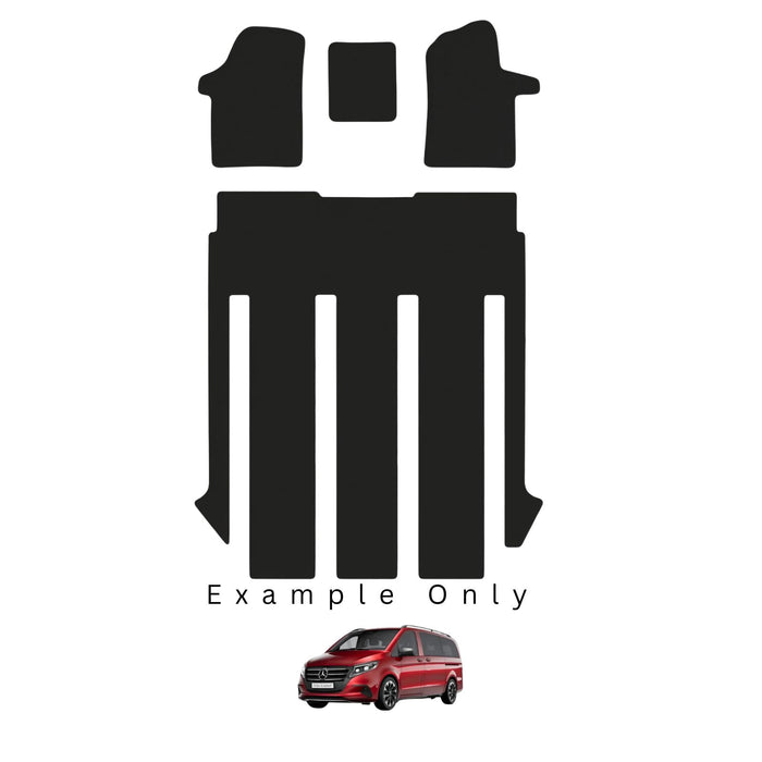 KombiLife Eco Carpet Car Mats For Mercedes-Benz Vito 2015+ (8 Seater) – Full Set