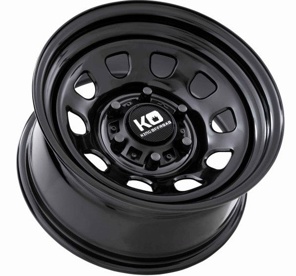 D-Hole Steel Wheel -Satin Black - 17"x7.5 6x120 for VW T7 Transporter / Ford Transit Custom / Ford Tourneo 2023+