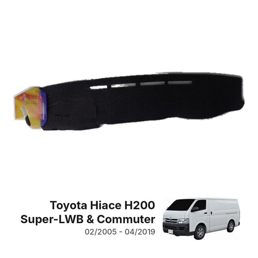 Dash Mate dashboard cover - Toyota Hiace H200 Super-LWB & Commuter (02/2005-04/2019)