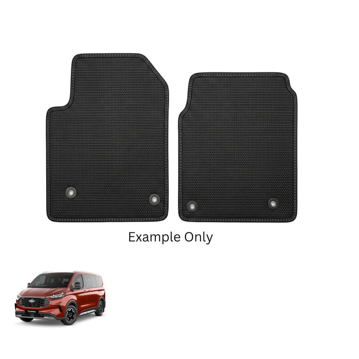 KombiLife Executive Rubber Floor Mats For Ford Tourneo 2023+ (8 Seater) – Fronts Only