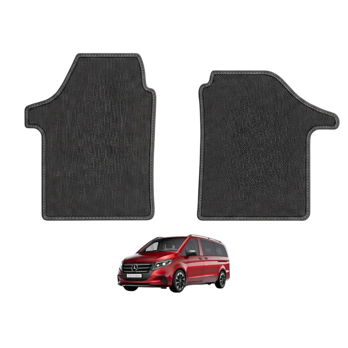 KombiLife Executive Rubber Floor Mats For Mercedes-Benz Vito (2015+) – Fronts Only